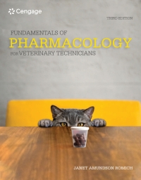 Cover image: Fundamentals of Pharmacology for Veterinary Technicians 3rd edition 9780357361474