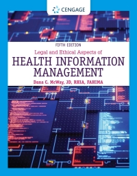 Titelbild: Legal and Ethical Aspects of Health Information Management 5th edition 9780357361542