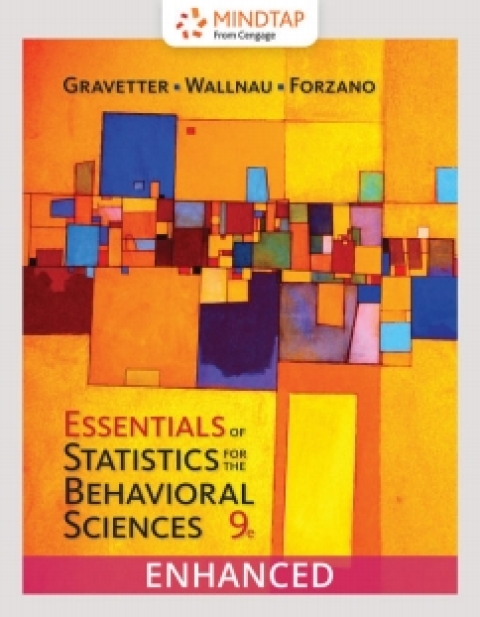 Cover image for book MindTap Psychology for Gravetter/Wallnau/Forzano's Essentials of Statistics for the Behavioral Sciences, 9th Edition [Instant Access], 2 terms