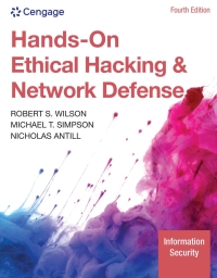 Cover image: Hands-On Ethical Hacking and Network Defense 4th edition 9780357509753