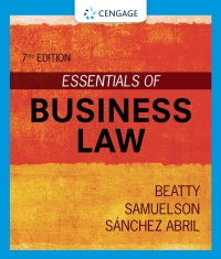 Essentials Of Business Law 7th Edition | 9780357634103, 9780357634110 ...