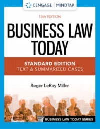 MindTap For Miller's Business Law Today, Standard: Text & Summarized ...