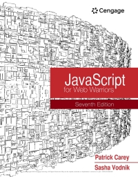 JavaScript for Web Warriors 7th edition | 9780357638019, 9780357638033 ...