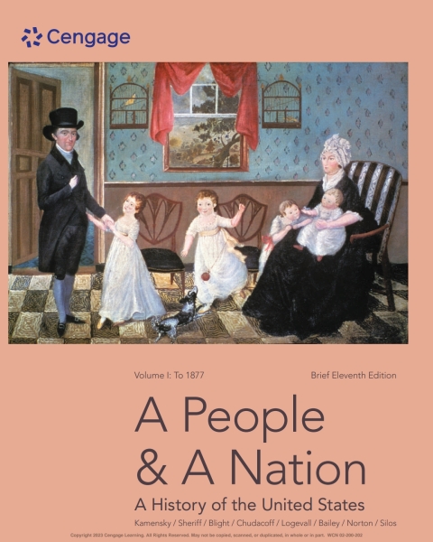 Cover image for book A People and a Nation: A History of the United States, Brief Edition, Volume I
