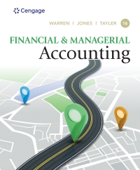 Cover image: Financial & Managerial Accounting 16th edition 9780357714041