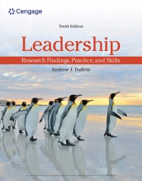 Cover image: Leadership: Research Findings, Practice, and Skills 10th edition 9780357716175