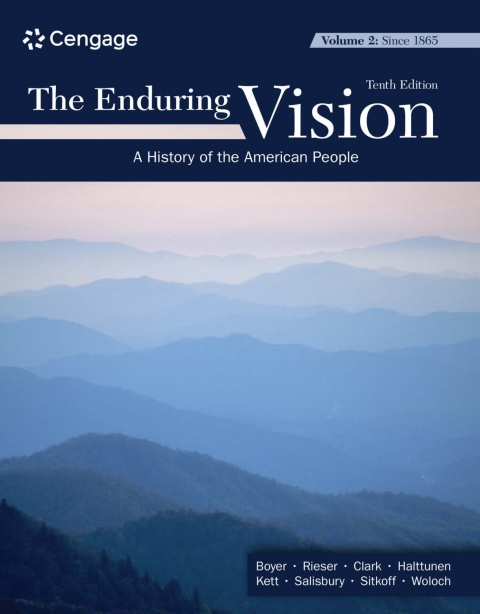 Cover image for book The Enduring Vision, Volume II: Since 1865