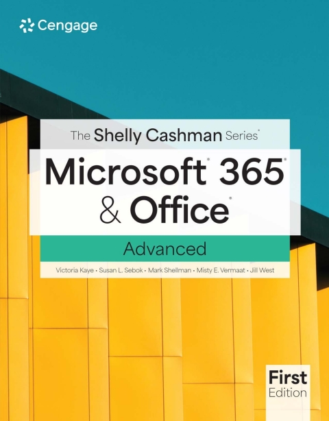 Cover image for book The Shelly Cashman Series® Microsoft® 365® & Office® Advanced