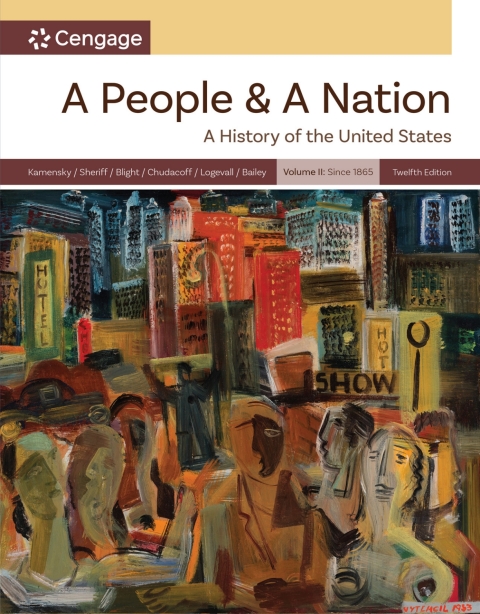 Cover image for book A People and a Nation, Volume II: Since 1865