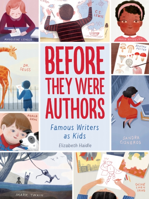 Cover image for book Before They Were Authors: Famous Writers as Kids