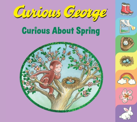 Cover image for book Curious George Curious About Spring