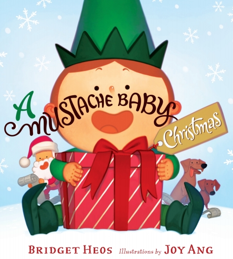 Cover image for book A Mustache Baby Christmas