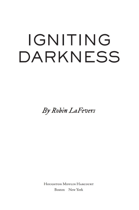 Cover image for book Igniting Darkness