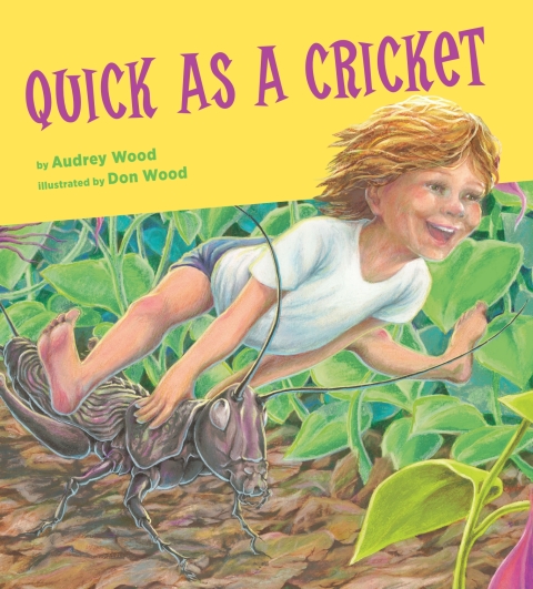Cover image for book Veloz como el grillo / Quick as a Cricket (bilingual)