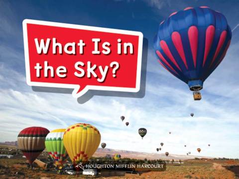 Cover image for book What Is in the Sky?