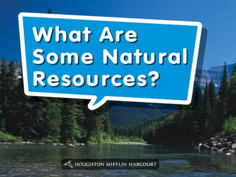 Cover image for book What Are Some Natural Resources?
