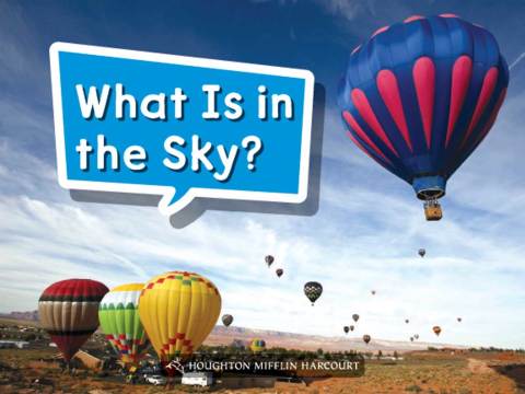 Cover image for book What Is in the Sky?