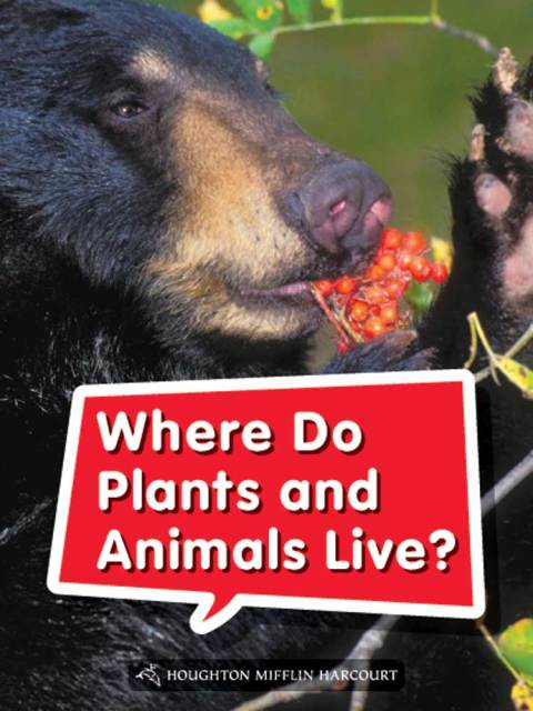 Cover image for book Where Do Plants and Animals Live?