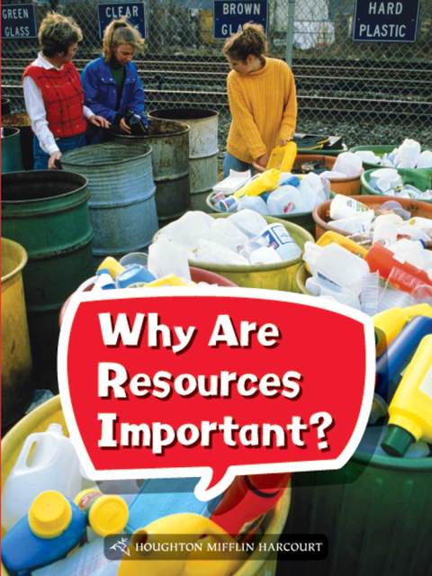 Cover image for book Why Are Resources Important?