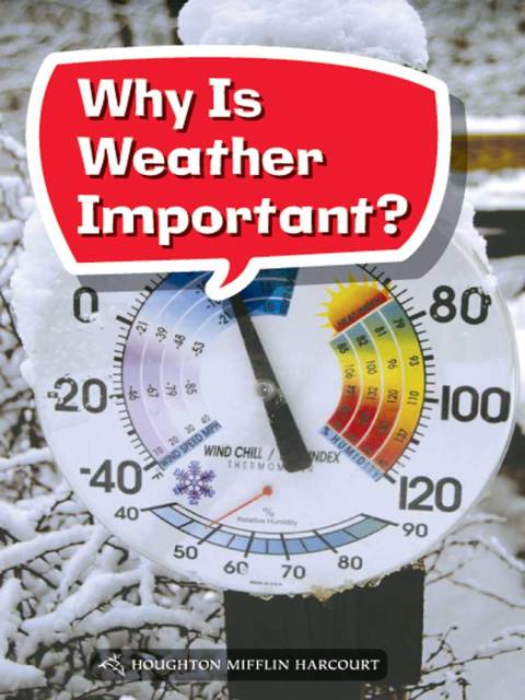 Cover image for book Why Is Weather Important?