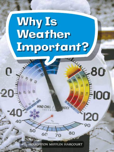 Cover image for book Why Is Weather Important?