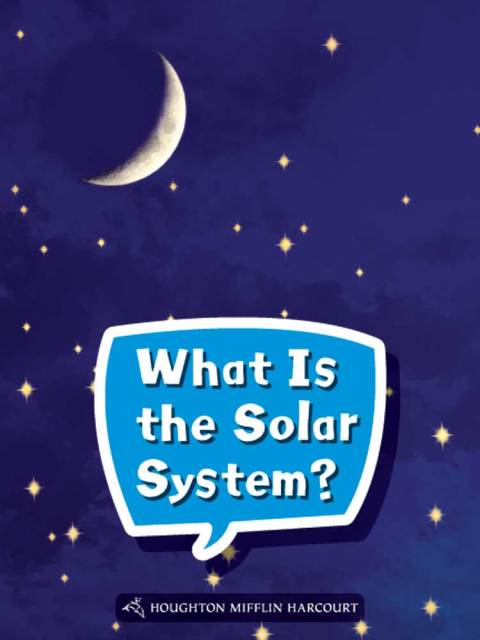 Cover image for book What Is the Solar System?
