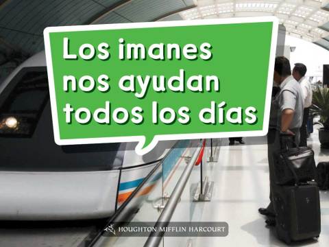 Cover image for book Los imanes nos ayudan todos los días