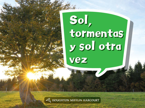 Cover image for book Sol, tormentas y sol otra vez