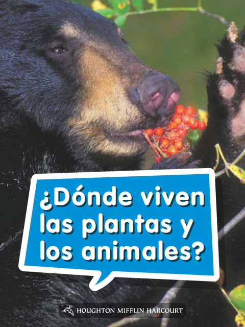 Cover image for book ¿Dónde viven las plantas y los animales?