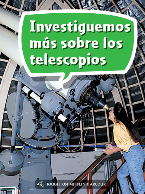 Cover image for book Investiguemos más sobre los telescopios