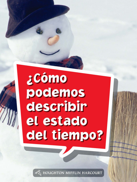 Cover image for book ¿Cómo podemos describir el estado del tiempo?