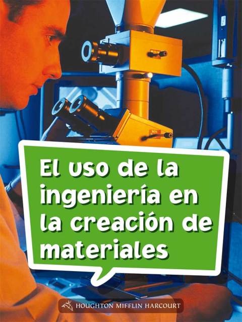 Cover image for book El uso de la ingeniería en la creación de materiales