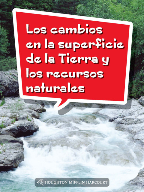 Cover image for book Los cambios en la superficie de la Tierra y los recursos naturales