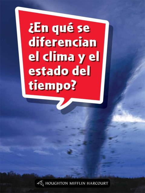 Cover image for book ¿En qué se diferencian el clima y el estado del tiempo?