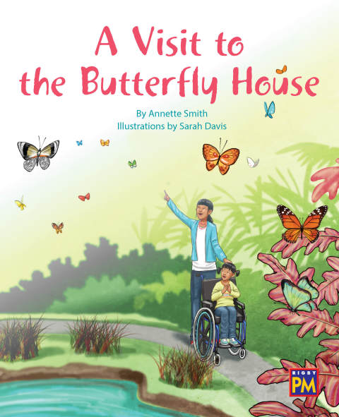 Cover image for book A Visit to the the Butterfly House