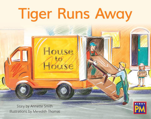 Cover image for book Tiger Runs Away
