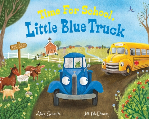 Cover image for book Time for School, Little Blue Truck