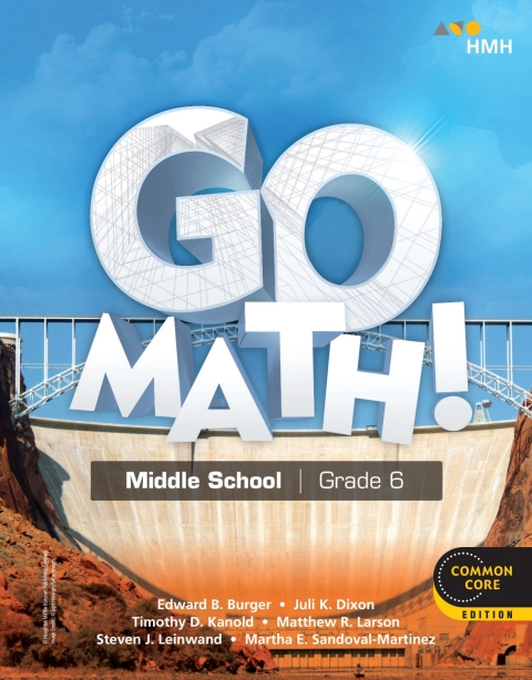 Cover image for book Go Math! Student Interactive Worktext Grade 6