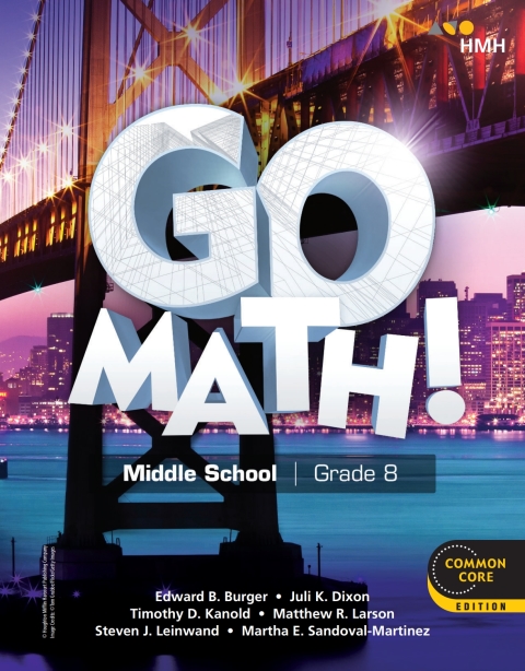 Cover image for book Go Math! Student Interactive Worktext Grade 8