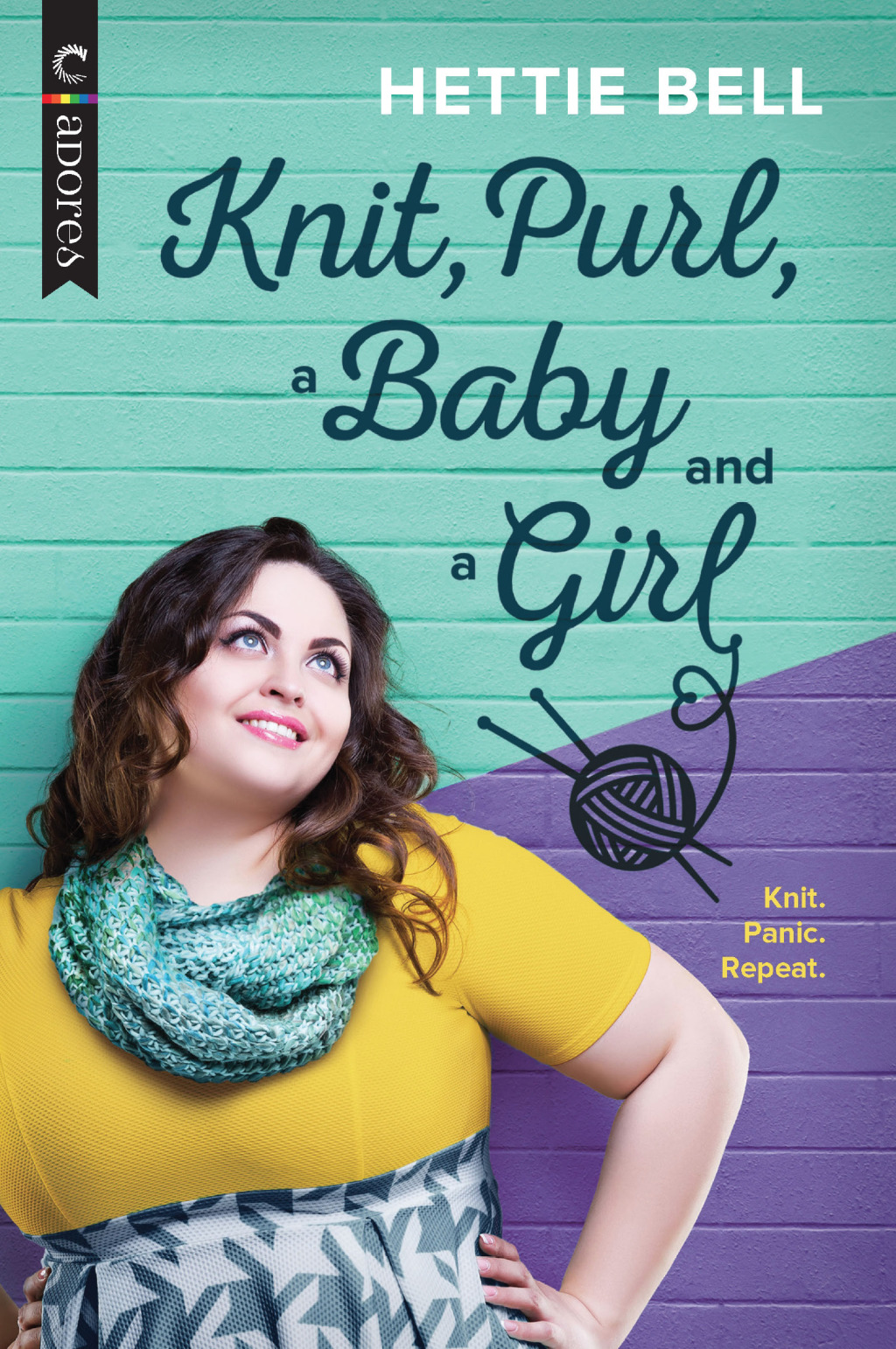Reflowable Knit, Purl, a Baby and a Girl; $11.09