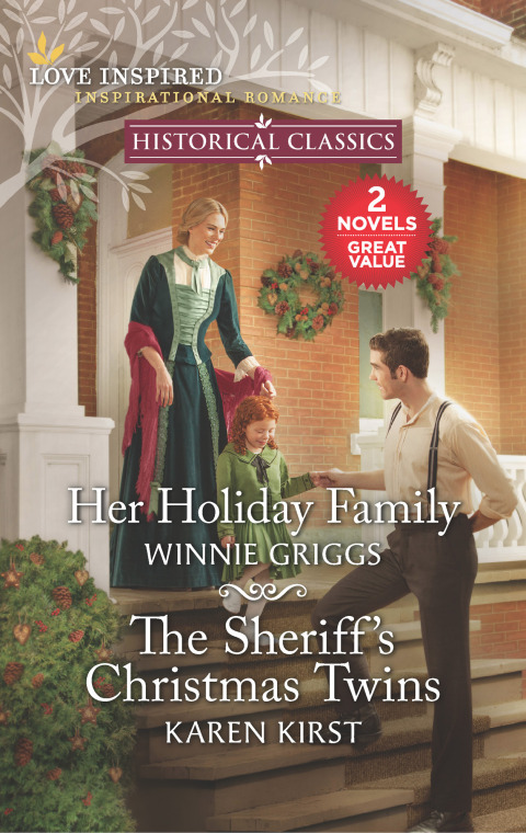 Cover image for book Her Holiday Family and The Sheriff's Christmas Twins