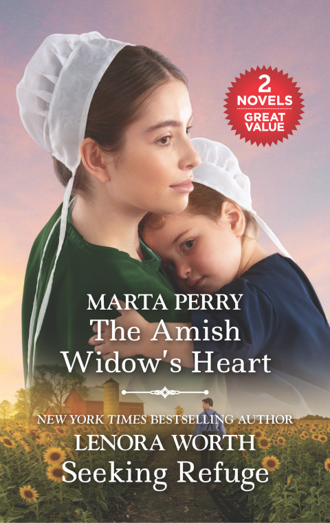 Cover image for book The Amish Widow's Heart and Seeking Refuge