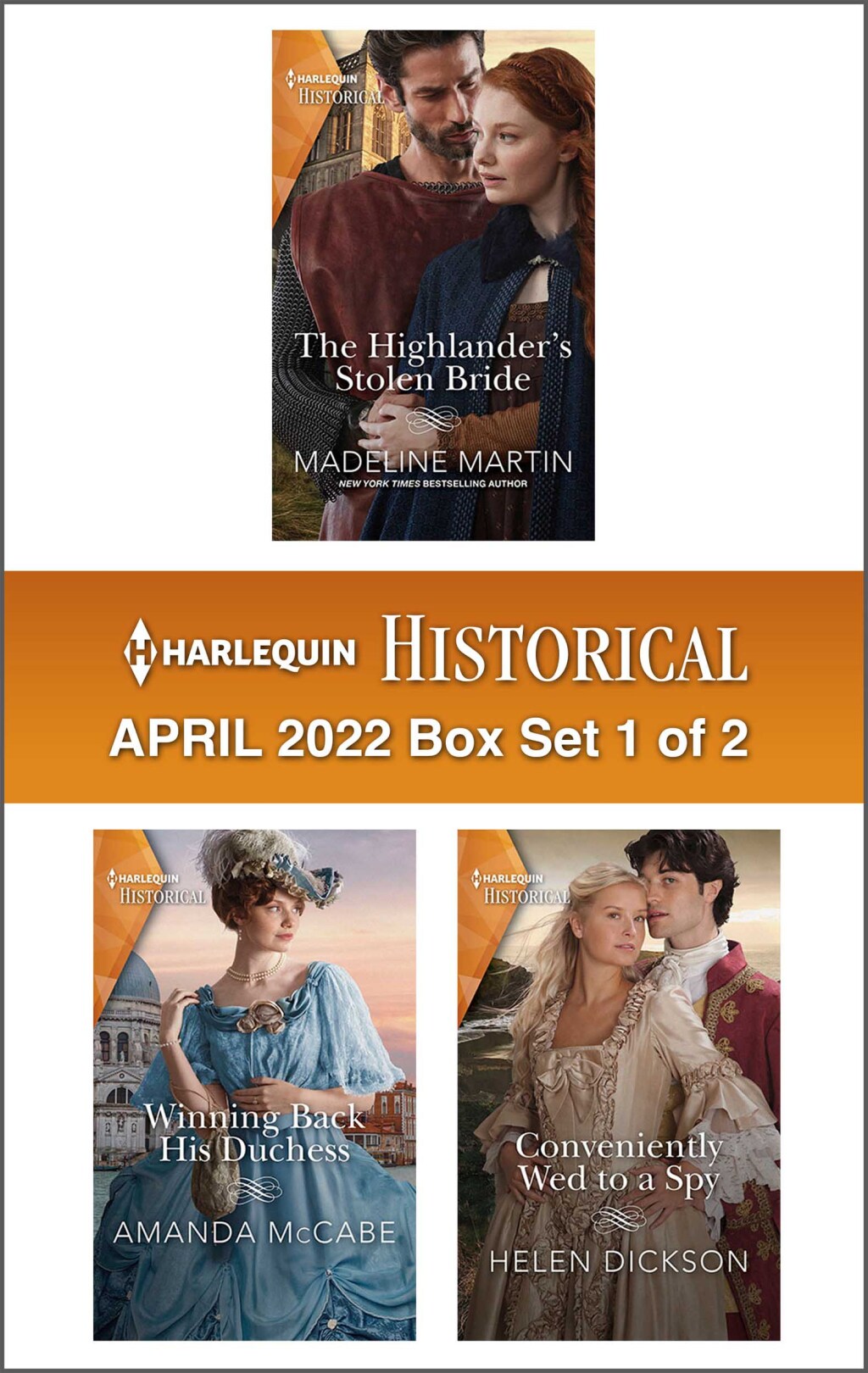 Reflowable Harlequin Historical April 2022 - Box Set 1 of 2; $13.31