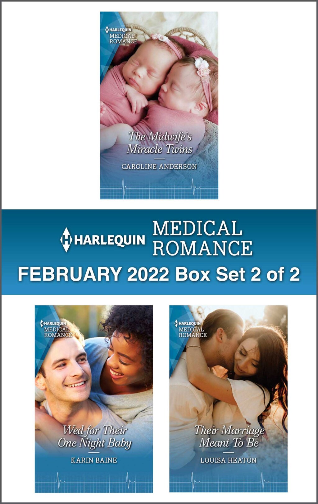 Reflowable Harlequin Medical Romance Febraury 2022 - Box Set 2 of 2; $13.31