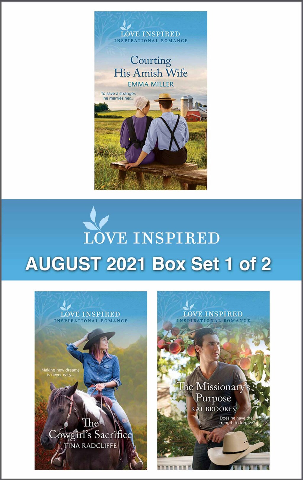Reflowable Love Inspired August 2021 - Box Set 1 of 2; $13.31