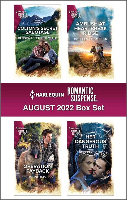 Cover image for book Harlequin Romantic Suspense August 2022 - Box Set