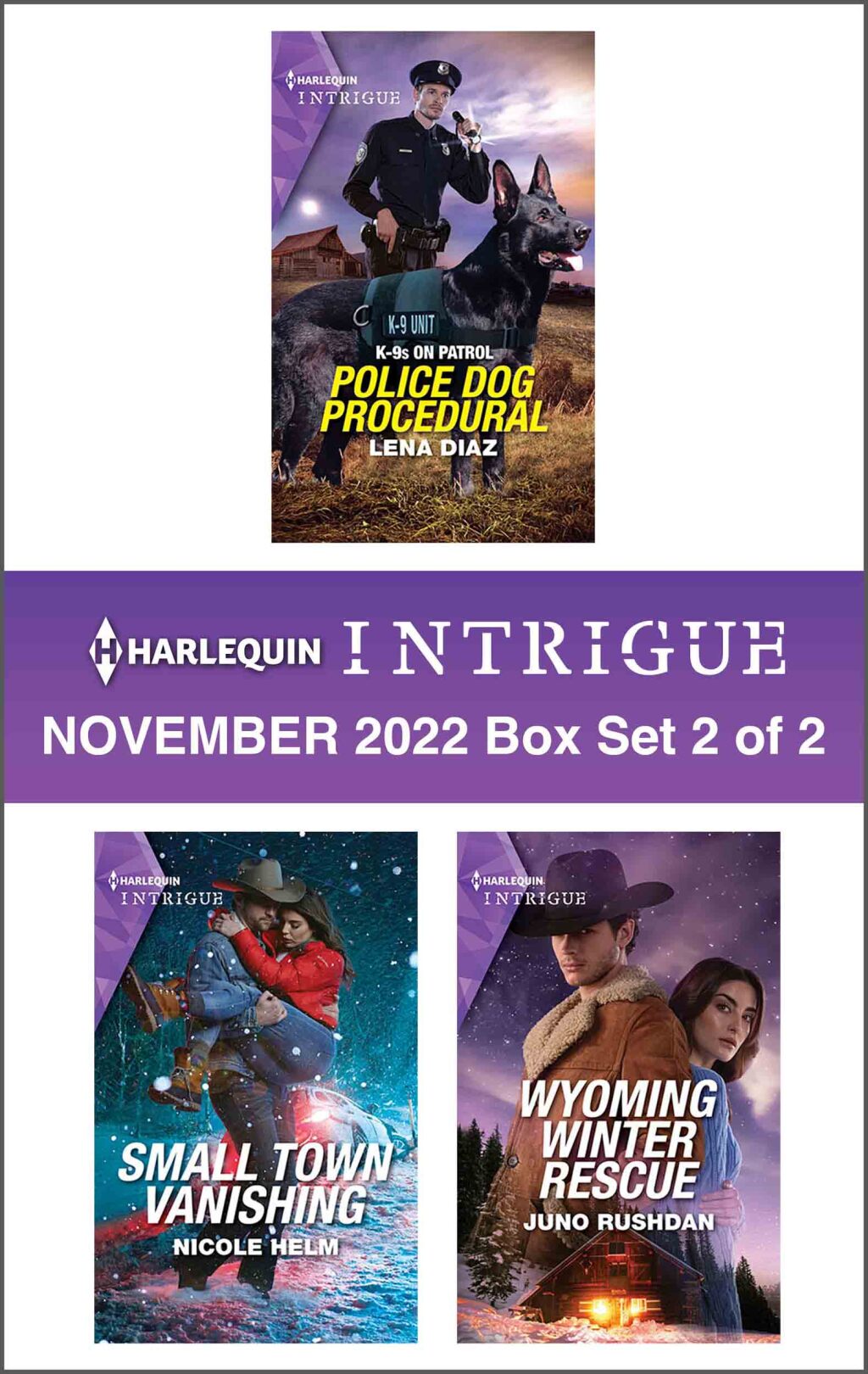 Reflowable Harlequin Intrigue November 2022 - Box Set 2 of 2; $13.31