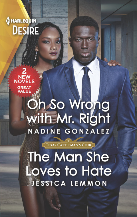 Cover image for book Oh So Wrong with Mr. Right & The Man She Loves to Hate