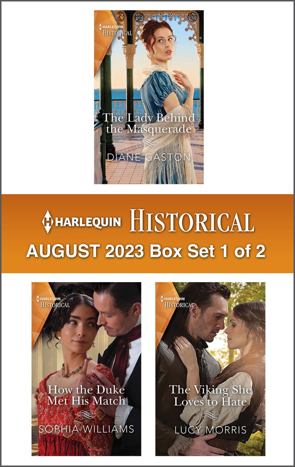 Reflowable Harlequin Historical August 2023 - Box Set 1 of 2; $13.31