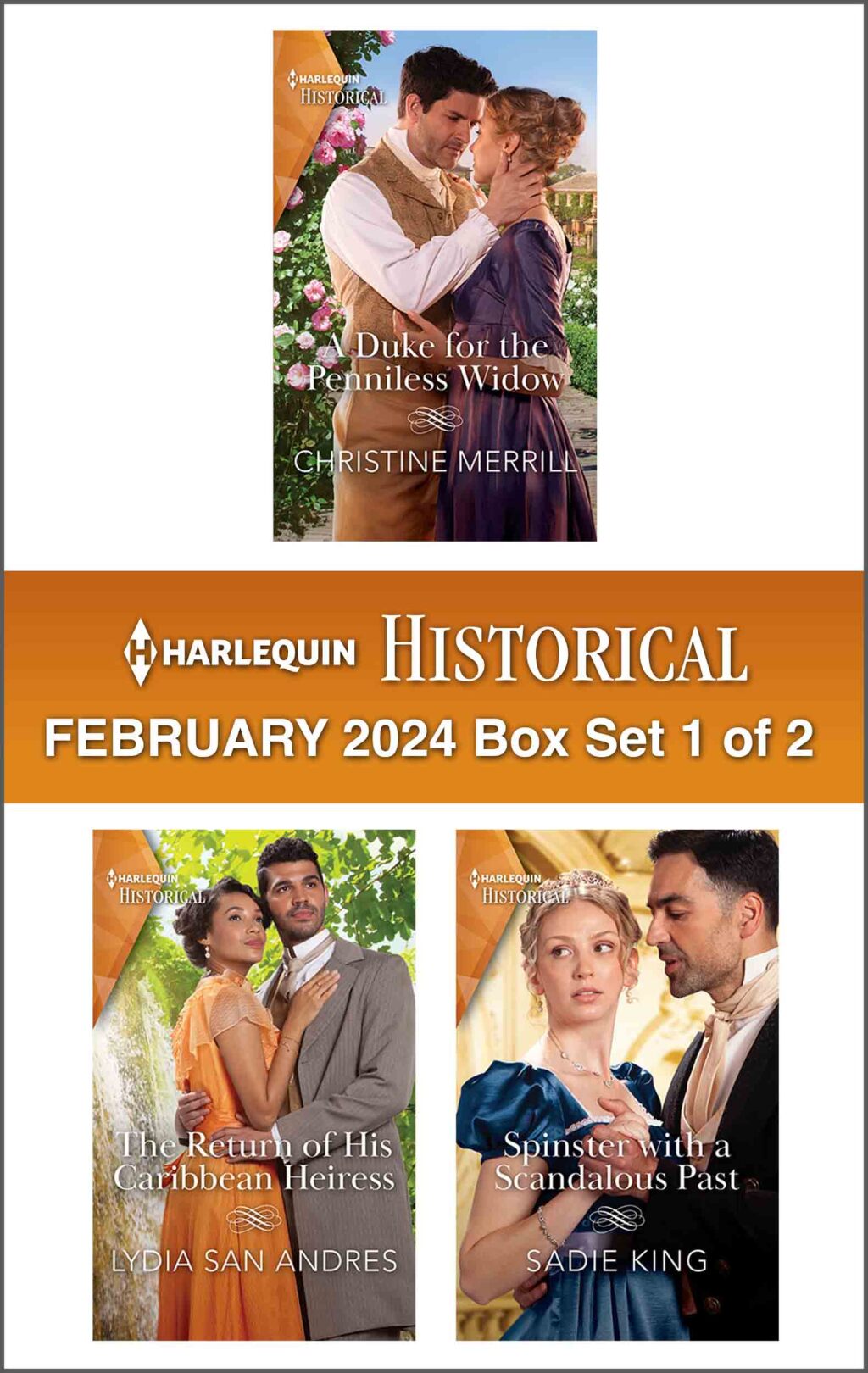Reflowable Harlequin Historical February 2024 - Box Set 1 of 2; $13.31